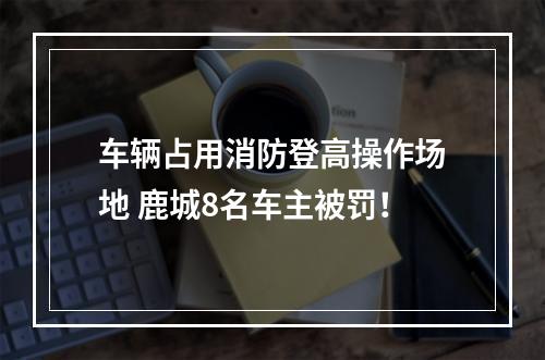 车辆占用消防登高操作场地 鹿城8名车主被罚！