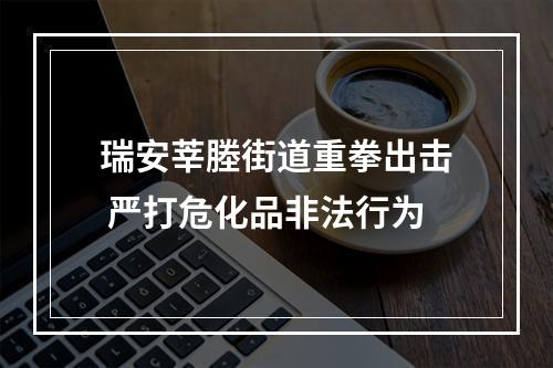 瑞安莘塍街道重拳出击 严打危化品非法行为