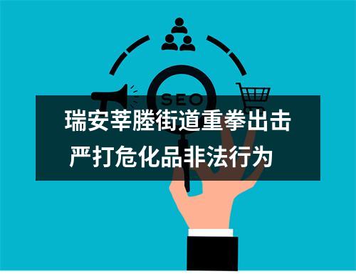 瑞安莘塍街道重拳出击 严打危化品非法行为