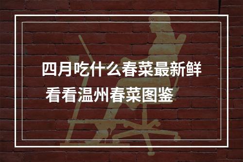 四月吃什么春菜最新鲜 看看温州春菜图鉴