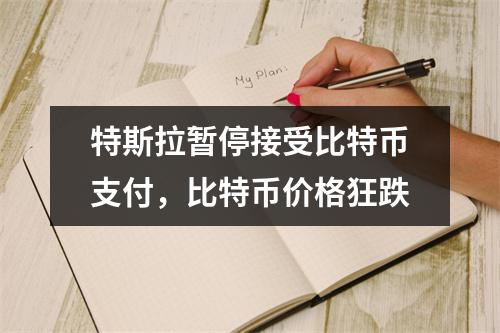 特斯拉暂停接受比特币支付，比特币价格狂跌