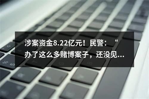 涉案资金8.22亿元！民警：“办了这么多赌博案子，还没见过有人赢钱的”
