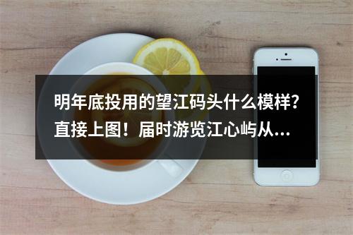 明年底投用的望江码头什么模样？直接上图！届时游览江心屿从朔门上渡轮