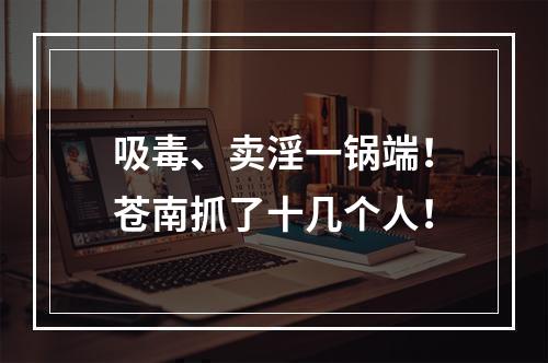 吸毒、卖淫一锅端！苍南抓了十几个人！