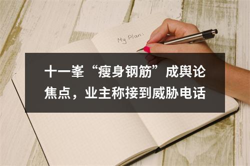 十一峯“瘦身钢筋”成舆论焦点，业主称接到威胁电话