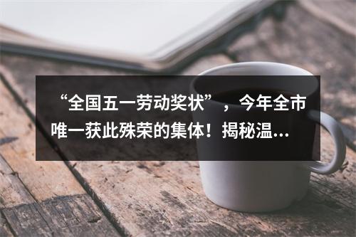 “全国五一劳动奖状”，今年全市唯一获此殊荣的集体！揭秘温州供电公司如何赋能城...