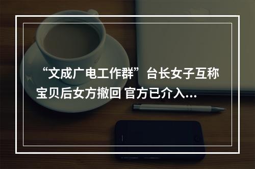 “文成广电工作群”台长女子互称宝贝后女方撤回 官方已介入调查