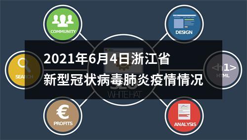 2021年6月4日浙江省新型冠状病毒肺炎疫情情况