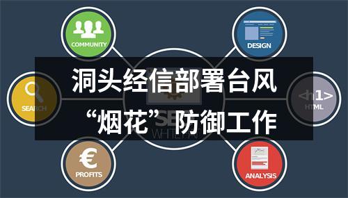 洞头经信部署台风“烟花”防御工作