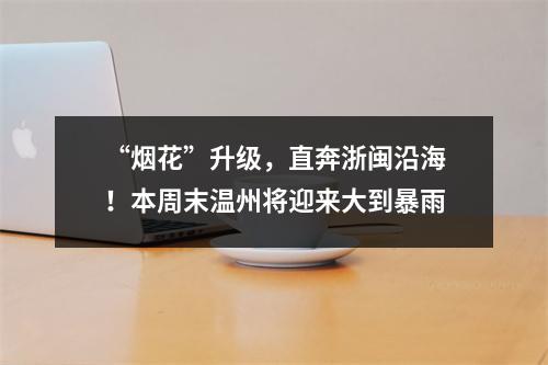“烟花”升级，直奔浙闽沿海！本周末温州将迎来大到暴雨