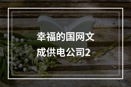 幸福的国网文成供电公司2