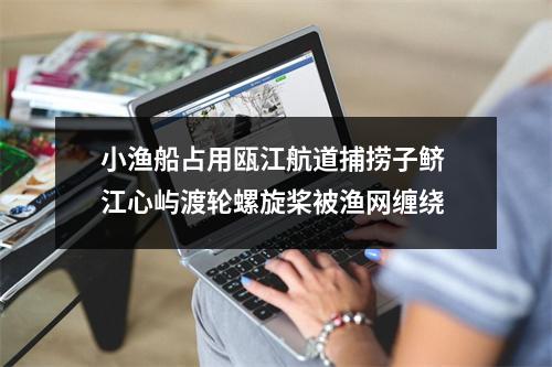 小渔船占用瓯江航道捕捞子鲚 江心屿渡轮螺旋桨被渔网缠绕