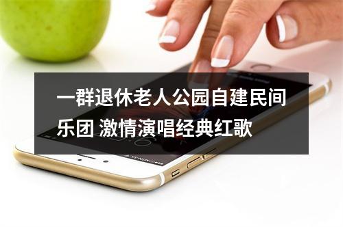 一群退休老人公园自建民间乐团 激情演唱经典红歌