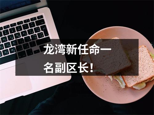 龙湾新任命一名副区长！