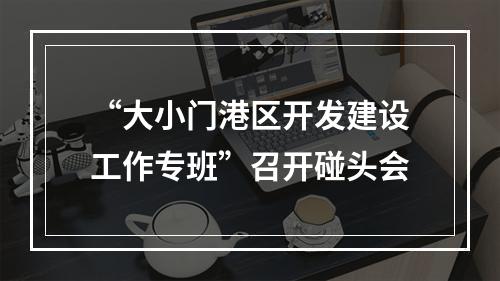 “大小门港区开发建设工作专班”召开碰头会