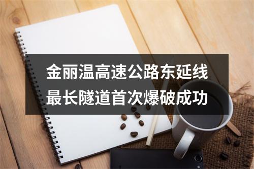 金丽温高速公路东延线最长隧道首次爆破成功