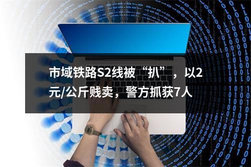 市域铁路S2线被“扒”，以2元/公斤贱卖，警方抓获7人