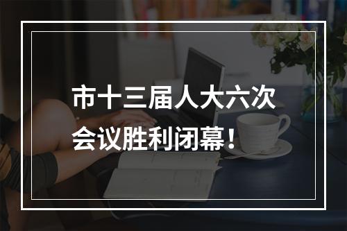 市十三届人大六次会议胜利闭幕！