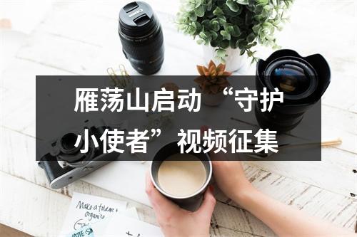 雁荡山启动 “守护小使者”视频征集