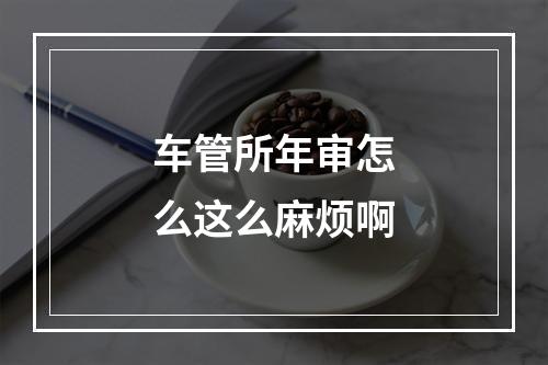 车管所年审怎么这么麻烦啊
