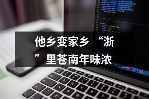 他乡变家乡 “浙”里苍南年味浓