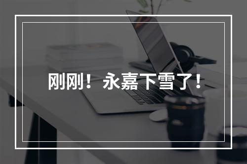 刚刚！永嘉下雪了！