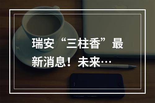 瑞安“三柱香”最新消息！未来…