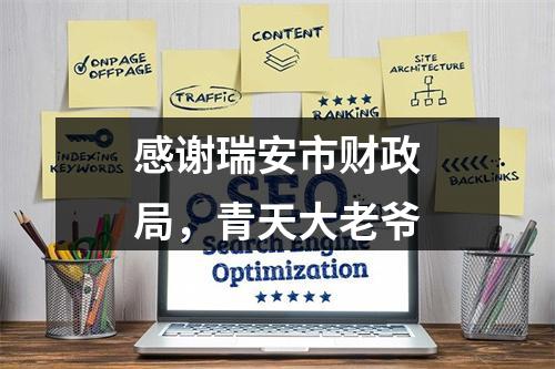 感谢瑞安市财政局，青天大老爷