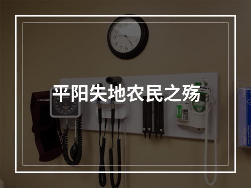 平阳失地农民之殇