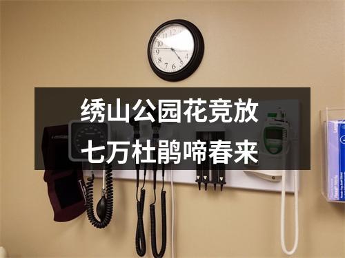 绣山公园花竞放 七万杜鹃啼春来