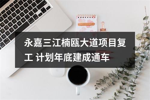 永嘉三江楠瓯大道项目复工 计划年底建成通车