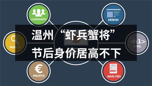 温州“虾兵蟹将”节后身价居高不下