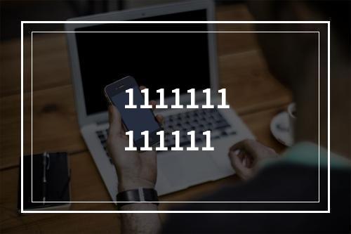 1111111111111