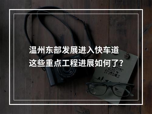 温州东部发展进入快车道 这些重点工程进展如何了？