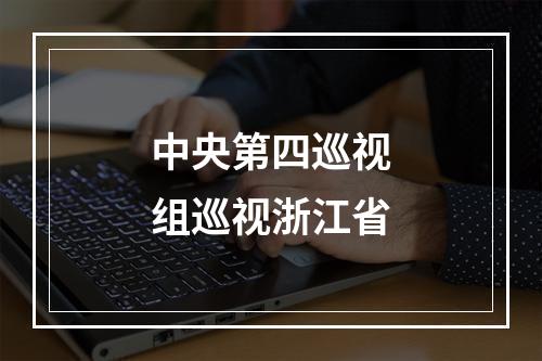 中央第四巡视组巡视浙江省