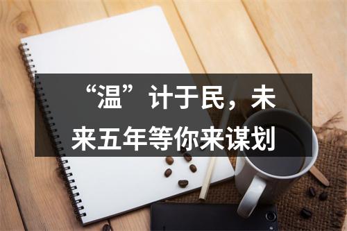 “温”计于民，未来五年等你来谋划