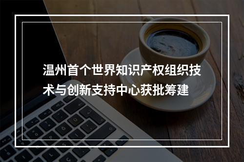 温州首个世界知识产权组织技术与创新支持中心获批筹建
