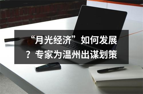 “月光经济”如何发展？专家为温州出谋划策