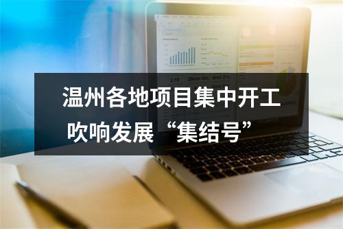 温州各地项目集中开工 吹响发展“集结号”