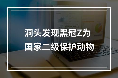 洞头发现黑冠Z为国家二级保护动物