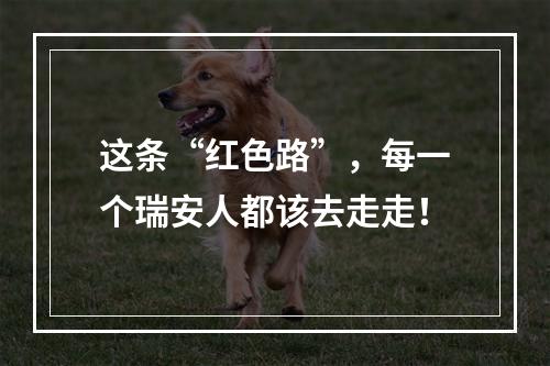 这条“红色路”，每一个瑞安人都该去走走！