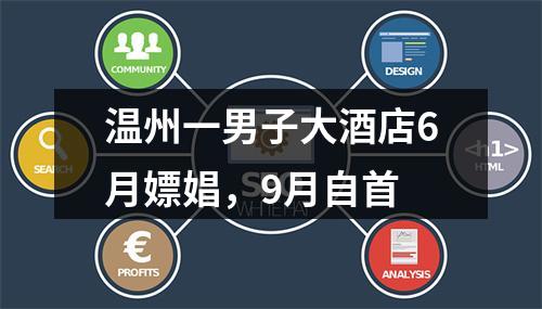 温州一男子大酒店6月嫖娼，9月自首