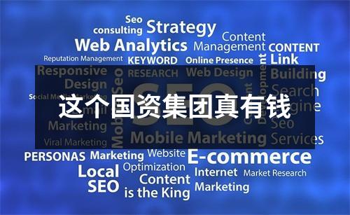 这个国资集团真有钱
