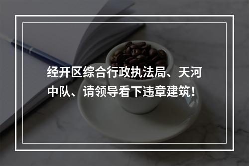 经开区综合行政执法局、天河中队、请领导看下违章建筑！