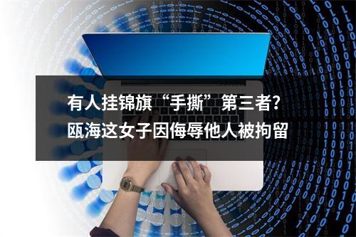 有人挂锦旗“手撕”第三者？瓯海这女子因侮辱他人被拘留