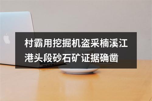 村霸用挖掘机盗采楠溪江港头段砂石矿证据确凿
