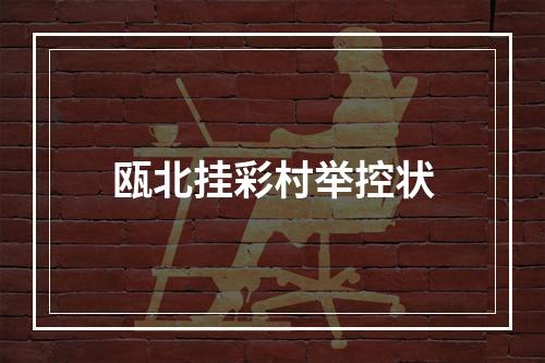 瓯北挂彩村举控状