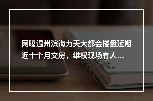 网曝温州滨海力天大都会楼盘延期近十个月交房，维权现场有人“爆粗”！