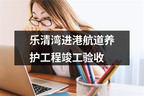 乐清湾进港航道养护工程竣工验收