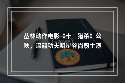 丛林动作电影《十三猎杀》公映，温籍功夫明星谷尚蔚主演